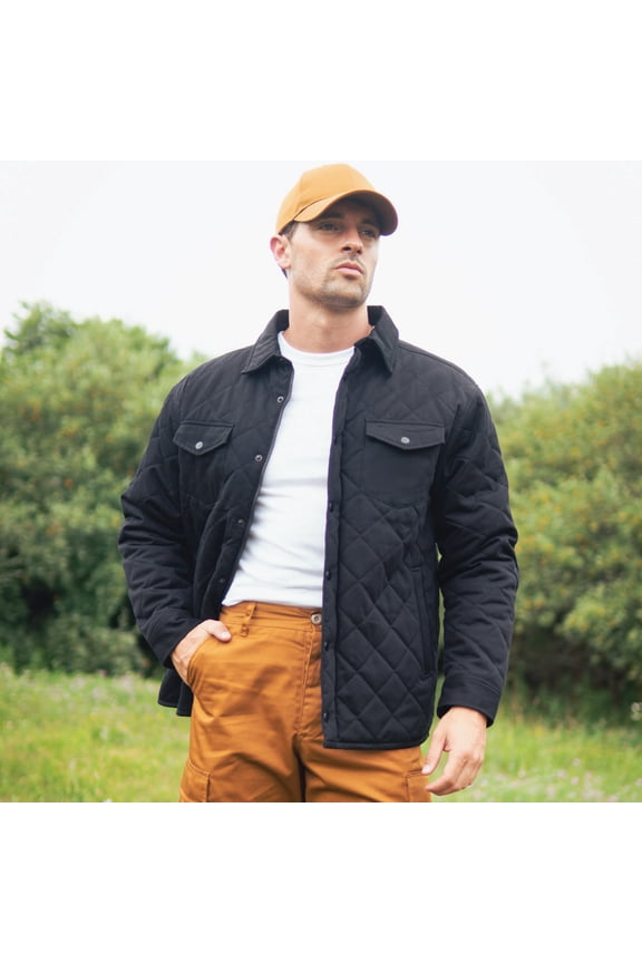 Diamond Quilted Cotton Jacket