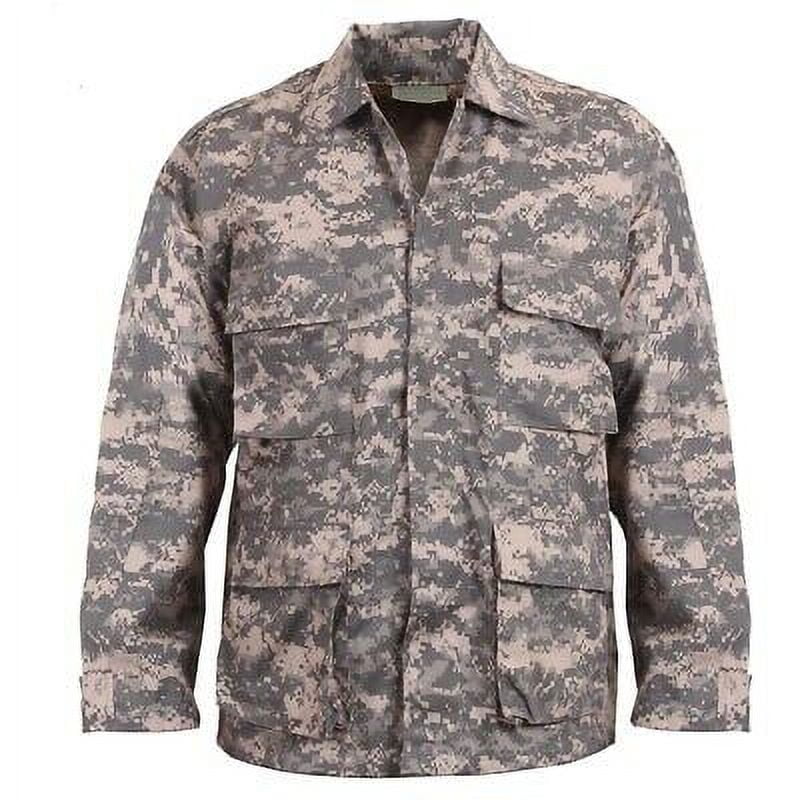 Large ACU Digital Camouflage Poly/Cotton BDU Shirt