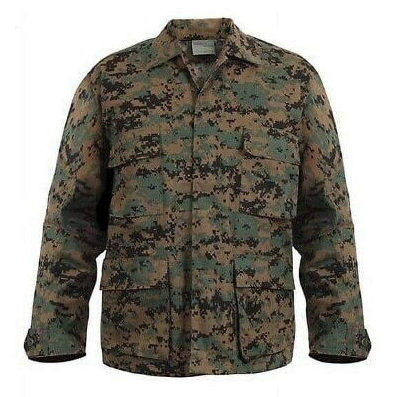 Rothco Digital Camo BDU Shirts - Woodland Digital Camo, 3X-Large