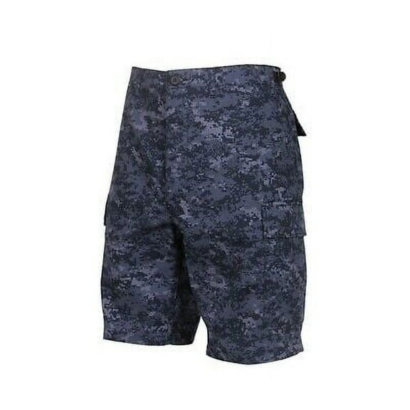 Rothco Digital Camo BDU Shorts,Midnight Digital Camo,Small