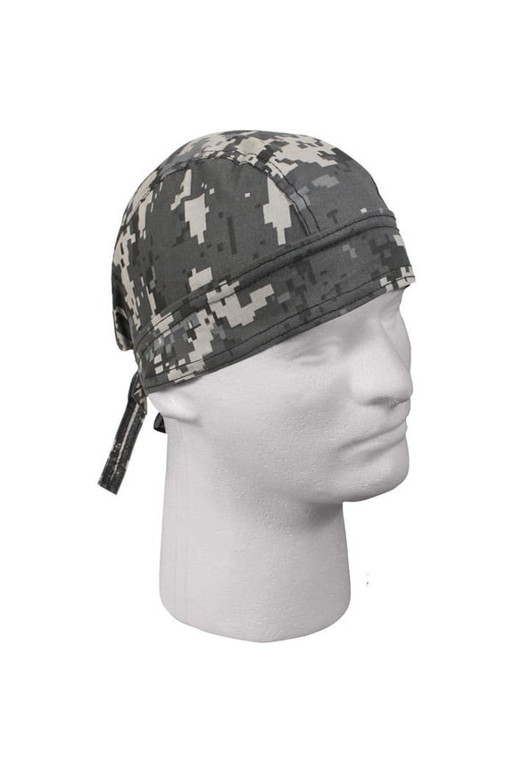 Digital Camo Headwrap - Subdued Urban Digital Camo