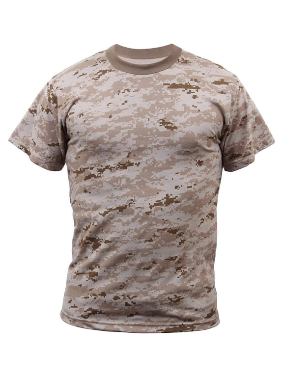 Digital Camo T-Shirt, Desert Digital Camo, XL