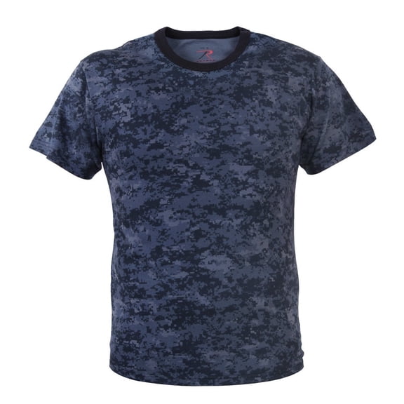 Rothco Digital Camo T-Shirt, Midnight Digital Camo, XL