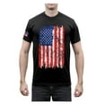thumbnail image 1 of Rothco Distressed US Flag Athletic Fit T-Shirt, Red / White / Blue, S, 1 of 2