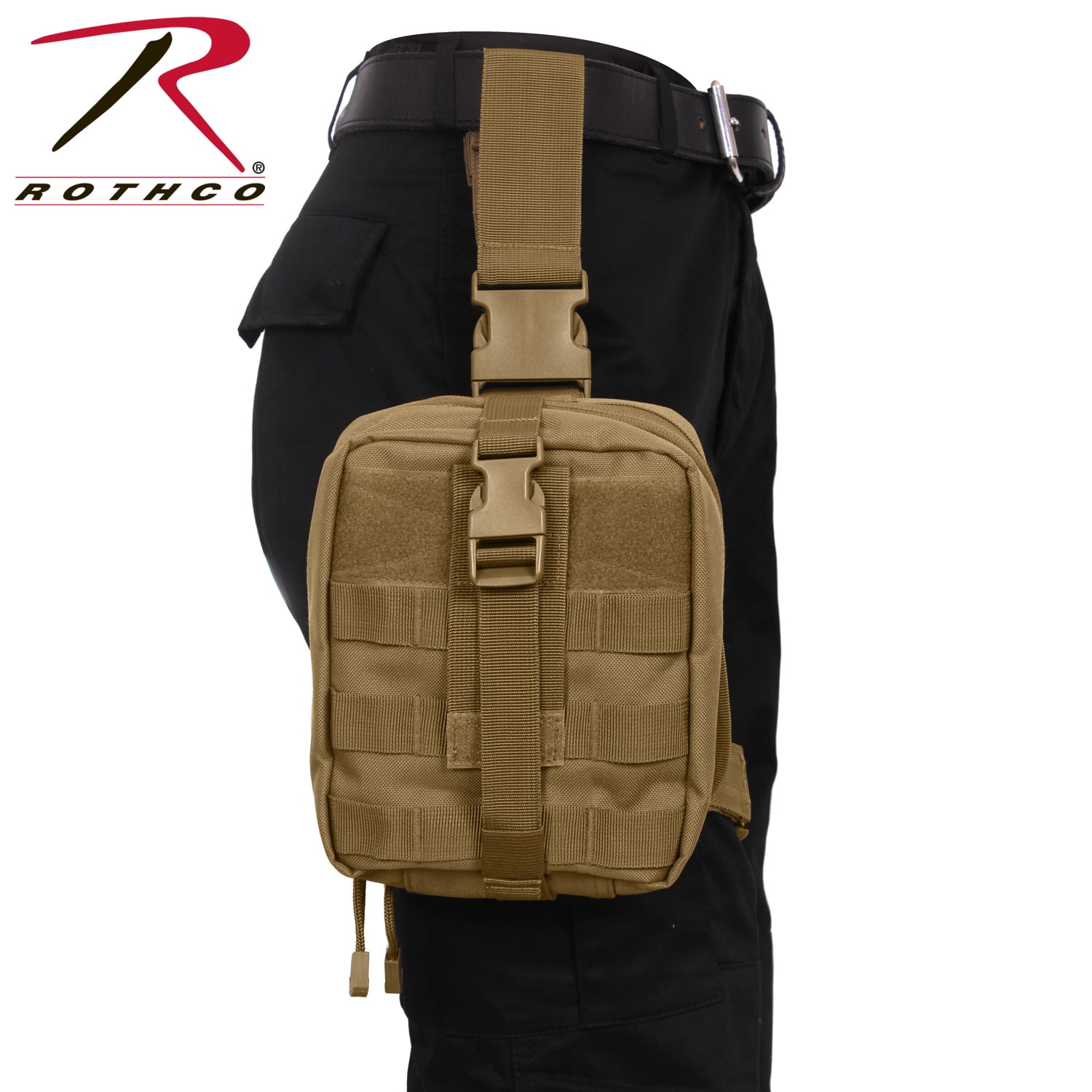 Rothco Drop Leg Medical Pouch Coyote Brown Walmart