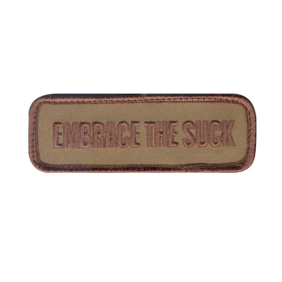 Rothco Embrace The Suck Morale Patch with Hook Back, 3.5" x 1.25"