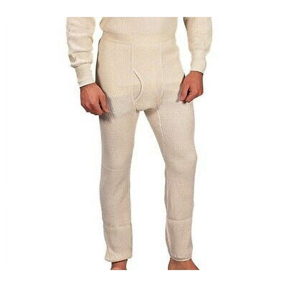 Rothco Extra Heavyweight Thermal Knit Bottoms - Natural, Small