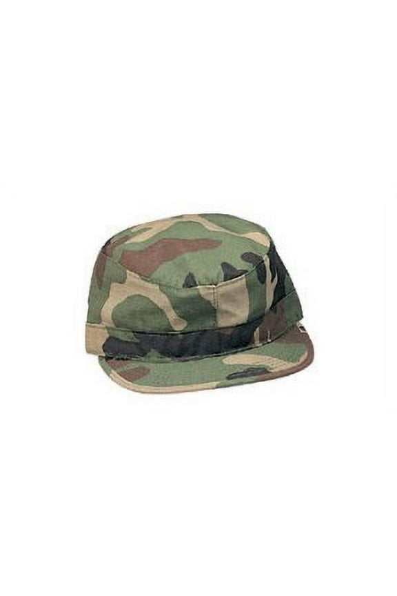 Fatigue Cap, Woodland Camo, Medium