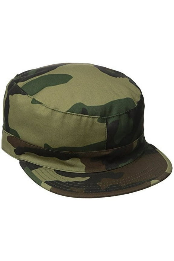 Fatigue Cap, Woodland Camo, Small