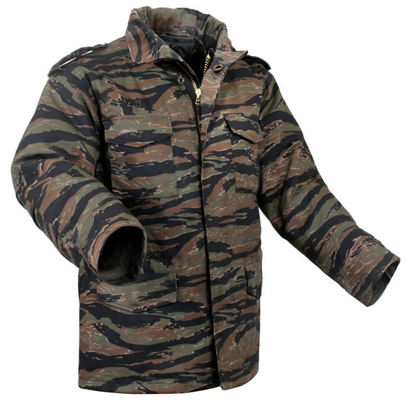 Rothco Field Jacket, Tiger Stripe Camo, M