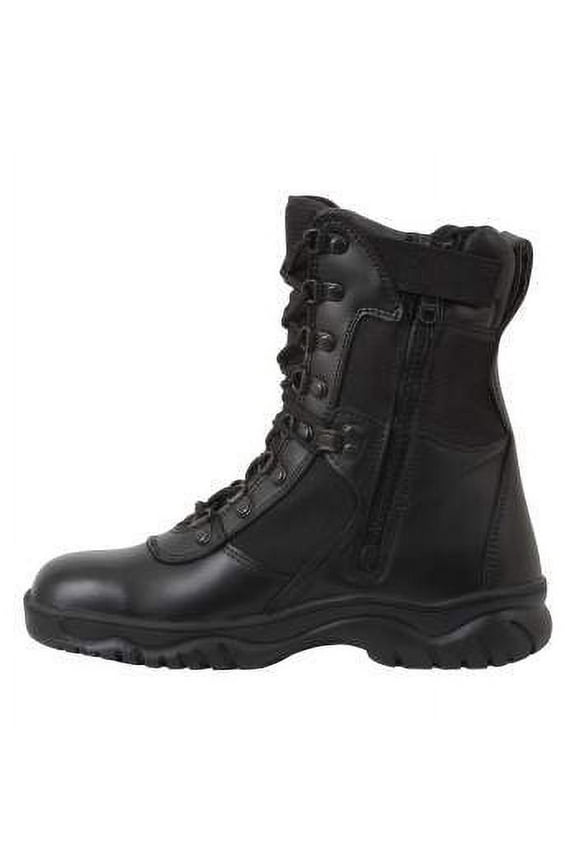 Forced Entry 8in Boot w/Side Zipper, Black, 13, 5053-Black-13