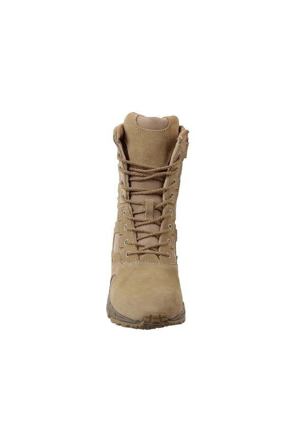Forced Entry 8in Deployment Boots w/Side Zipper, Tan, 7.5 US, Regular, 53