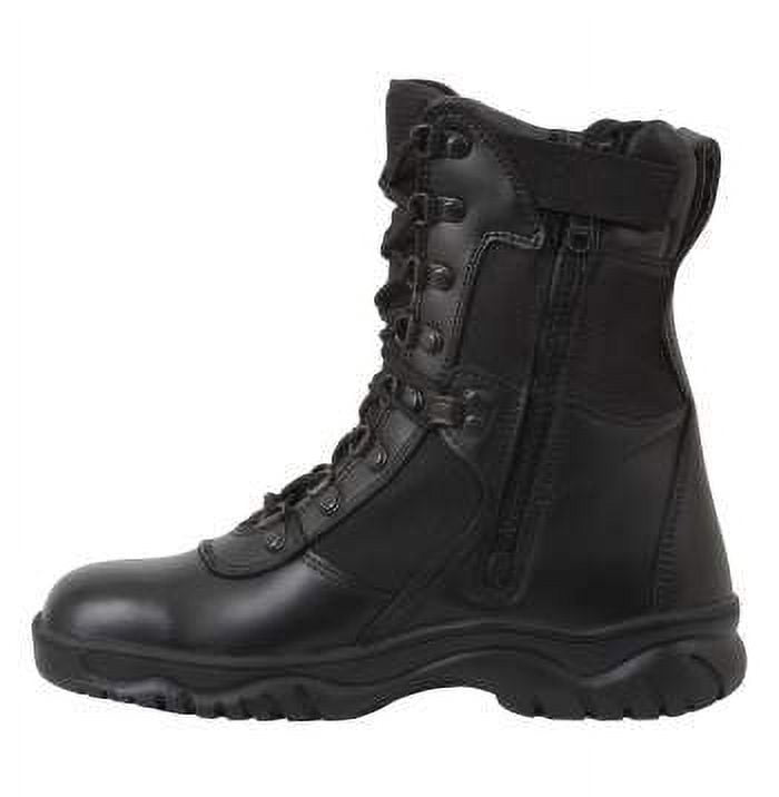 個人装備 ROTHCO US Military Boots with Zipper W8 Rothco Forced Entry Tactical Boot With Side Zipper / 8