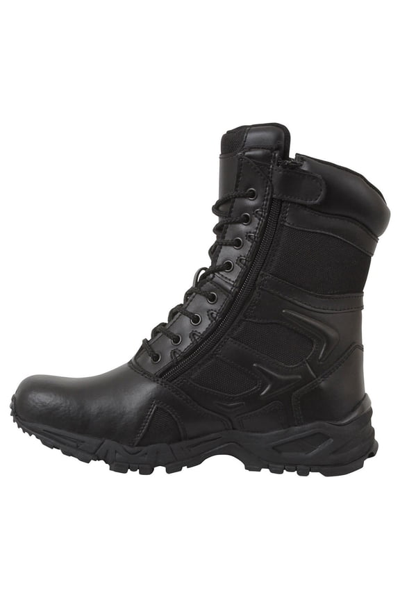 5358 Forced Entry Deployment Boot with side Zipper, 8" Tactical Boot