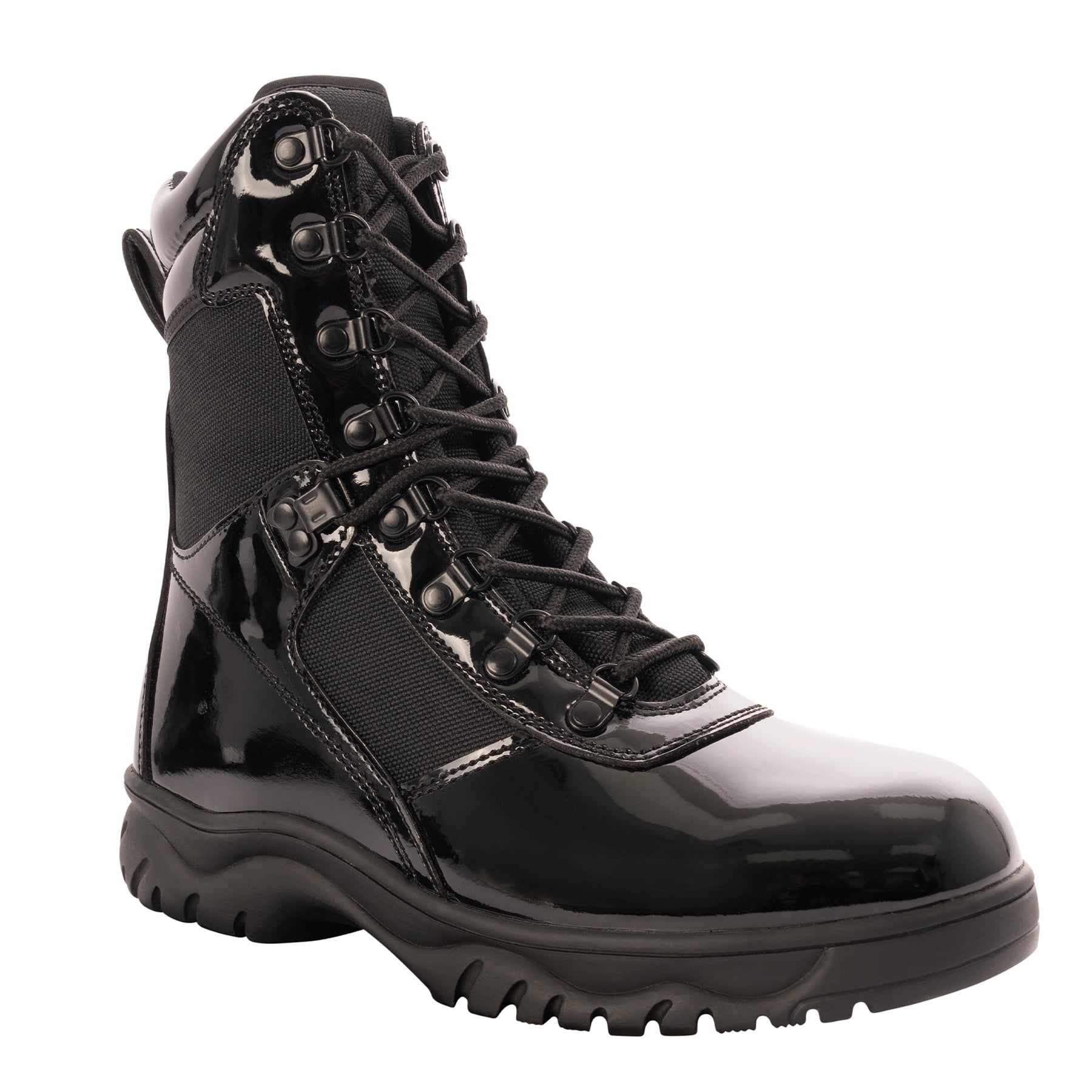 Rothco Forced Entry High-Gloss Tactical Boot with Side Zipper - 8