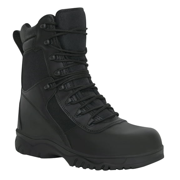 Rothco Forced Entry Tactical Boot With Side Zipper & Composite Toe - 8 Inch