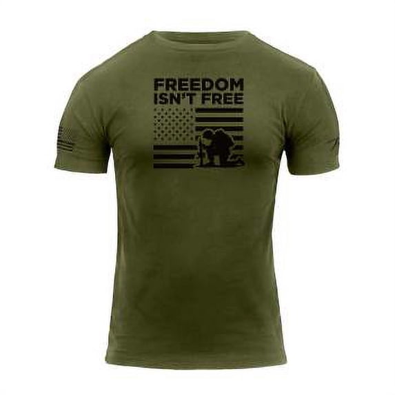 Rothco "Freedom Isn't Free" T-Shirt,Olive Drab,S