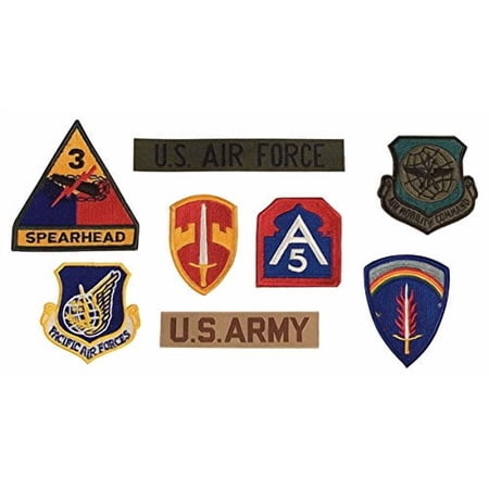 Rothco G.I. Military Assorted Military Patches 7489