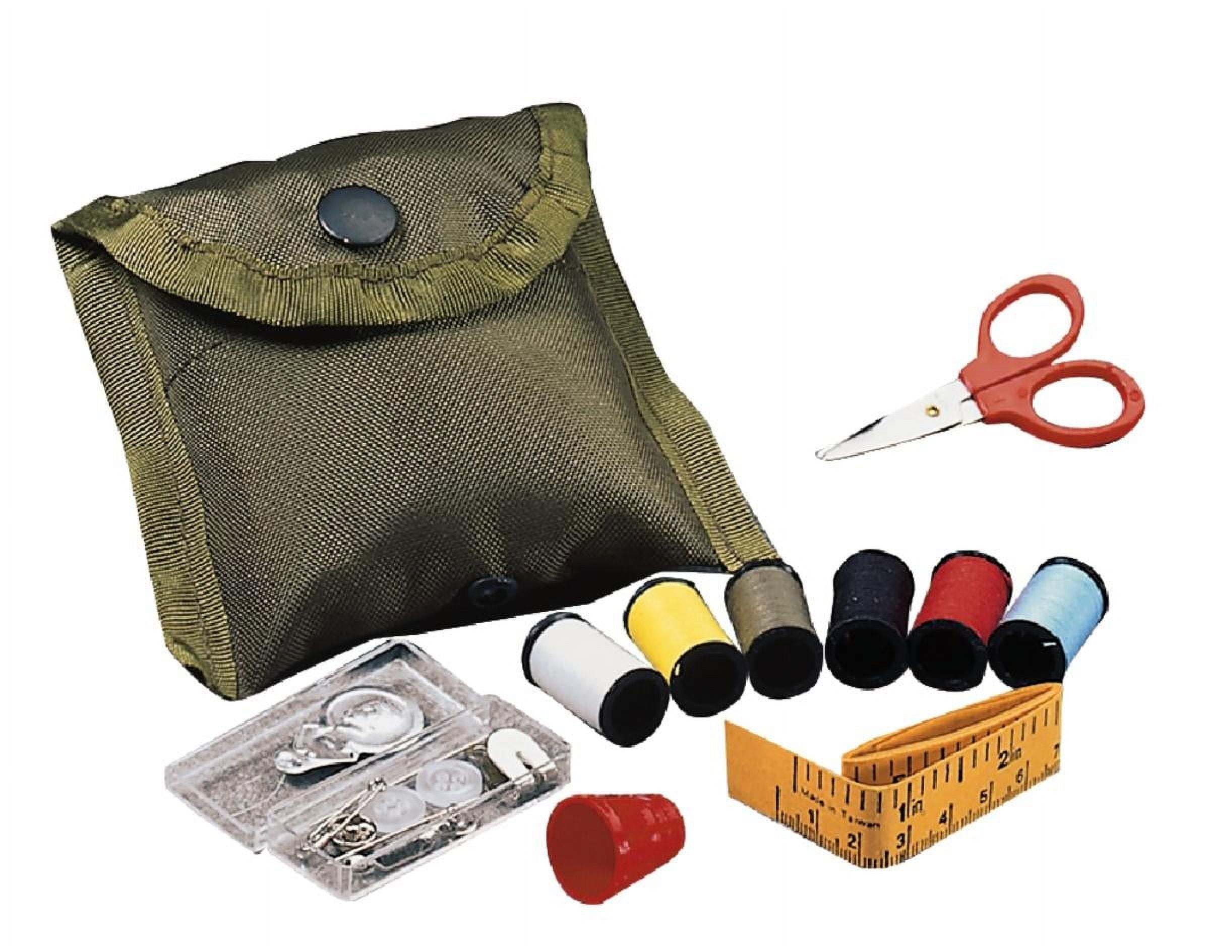 Michley Fs-092 Sewing Kit With 100 Pieces Including Thread Spools, Bobbins,  Scissors, Needles, Thimbles, And More