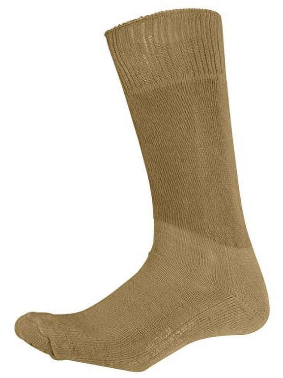 G.I. Type Cushion Sole Socks, Coyote Brown, Small