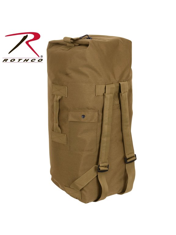 16185 G.I. Type Enhanced Double Strap Duffle Bag, Coyote Brown