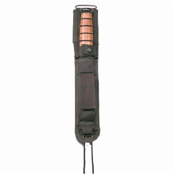 Rothco G.I. Type Enhanced Nylon Knife Sheath, Black