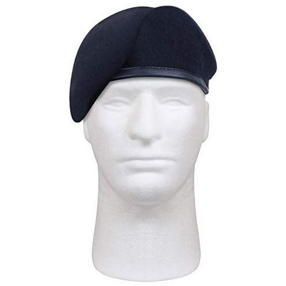 Rothco 16805 G.I. Type Inspection Ready Beret Hat, Midnight Navy Blue - Size 7.75