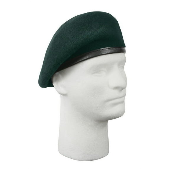 Rothco 3956 G.I. Type Inspection Ready Beret Hat, Green - Size 6.5