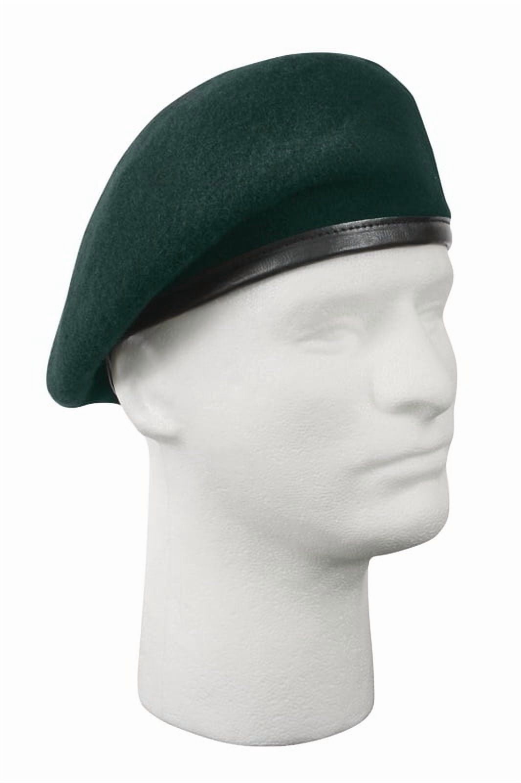 Rothco 3960 G.I. Type Inspection Ready Beret Hat, Green - Size 7.5