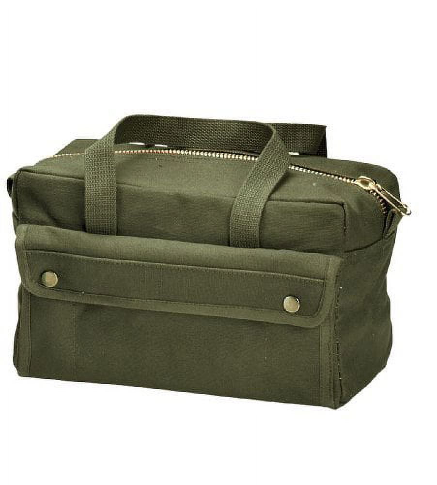 Rothco G.I. Type Mechanics Tool Bag With Brass Zipper - Olive Drab