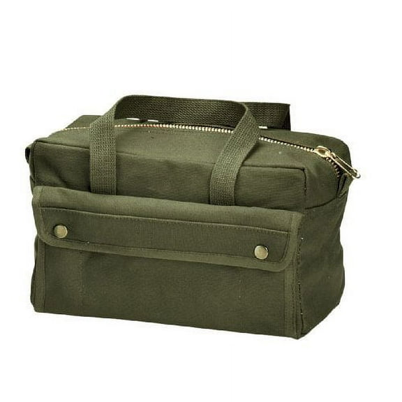 Rothco G.I. Type Mechanics Tool Bag With Brass Zipper - Olive Drab