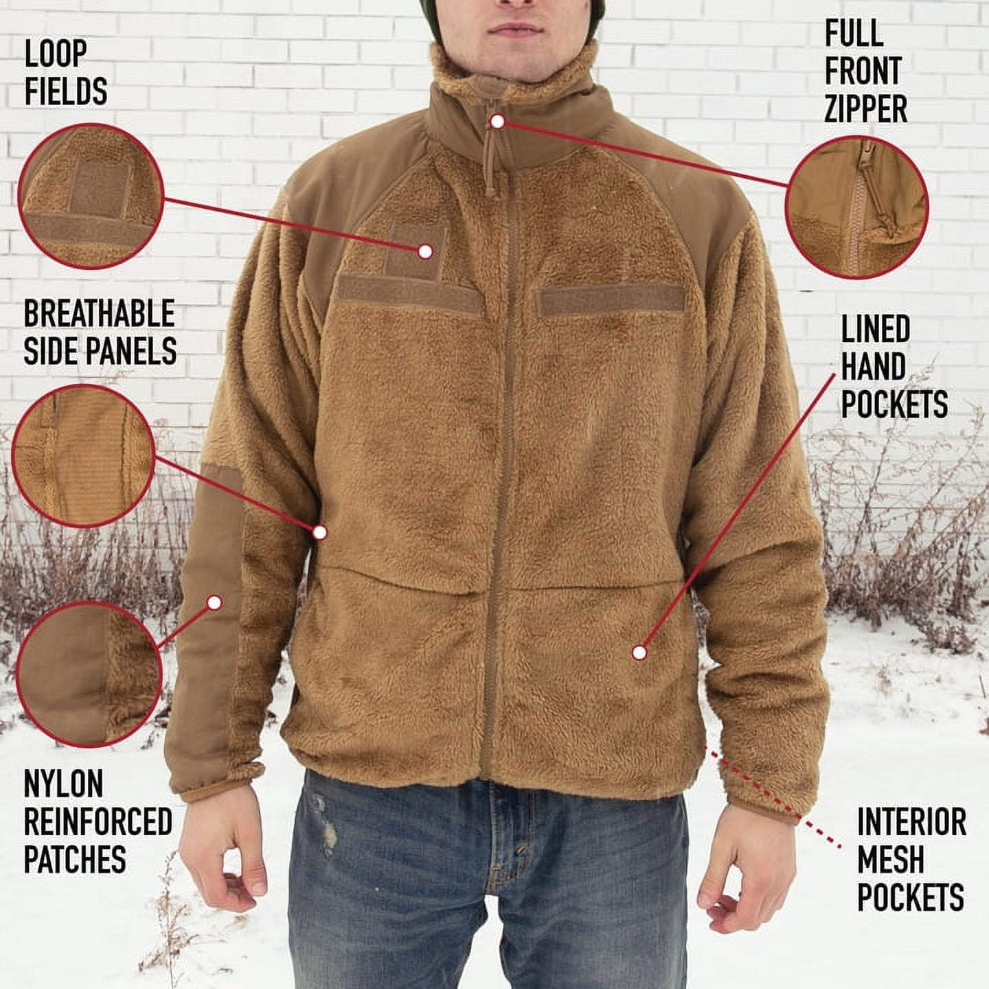 Rothco Generation III Level 3 ECWCS Fleece Jacket - Men's