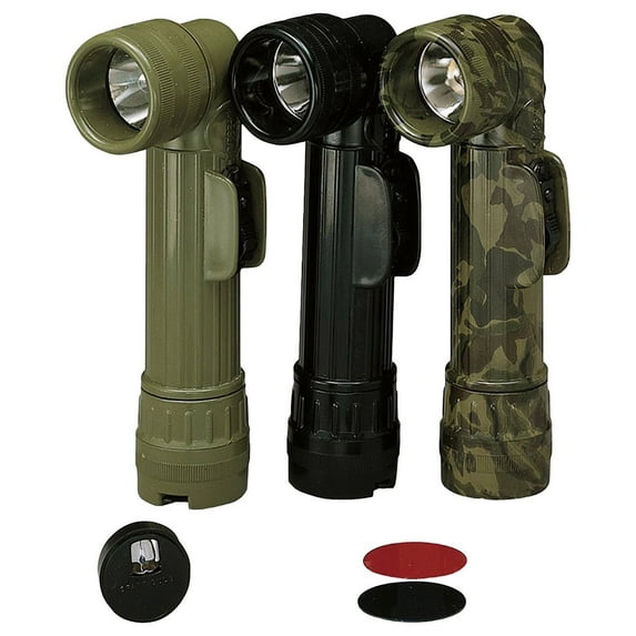 Rothco Gi ''D'' Anglehead Flashlight, Olive Drab
