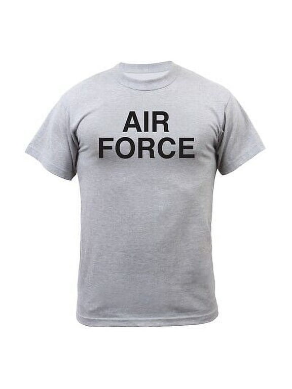 Rothco 6097 Men Air Force Gray Physical Training Short Sleeve T-Shirt - Extra Large