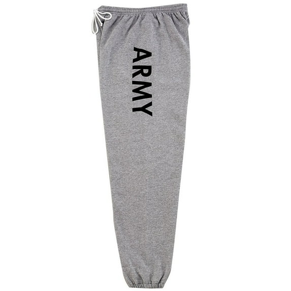 Rothco Grey Physical Training Sweatpants - Army, 2X-Large