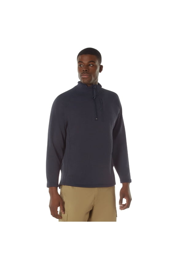 Grid Fleece Pullover