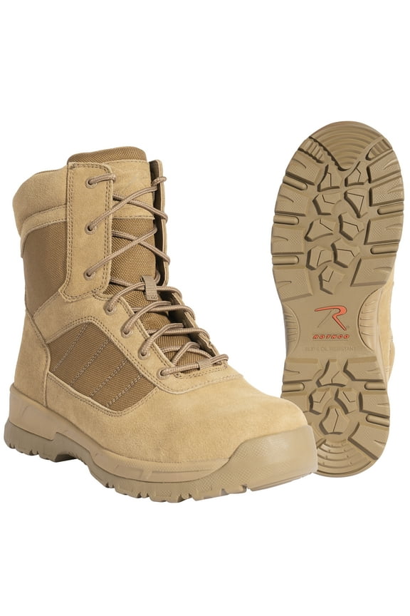 Guardian AR 670-1 Coyote Brown Composite Toe 8 Inch Tactical Boots | 8