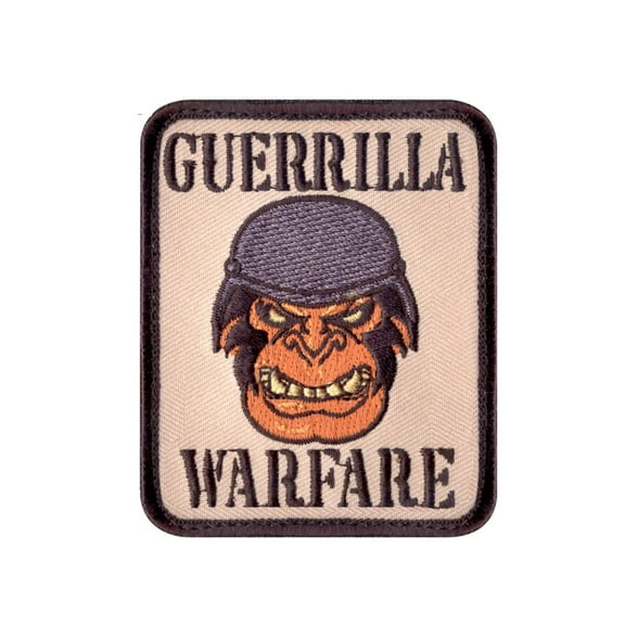 Rothco Guerrilla Warfare Morale Patch with Hook Back, 2.5" x 3"