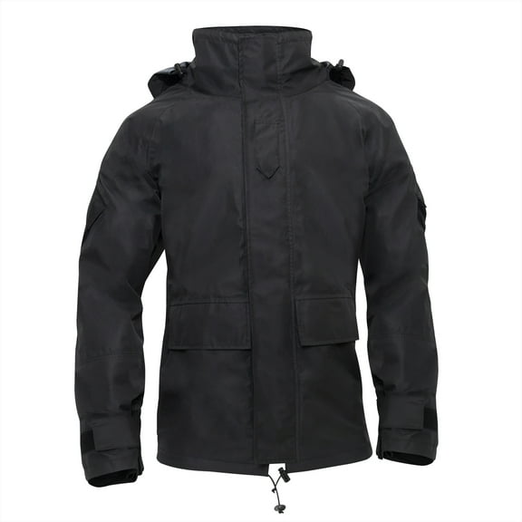 Rothco Hard Shell Waterproof Jacket - Black