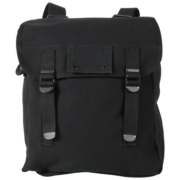 Rothco Heavyweight Canvas Musette Bag Black 2274