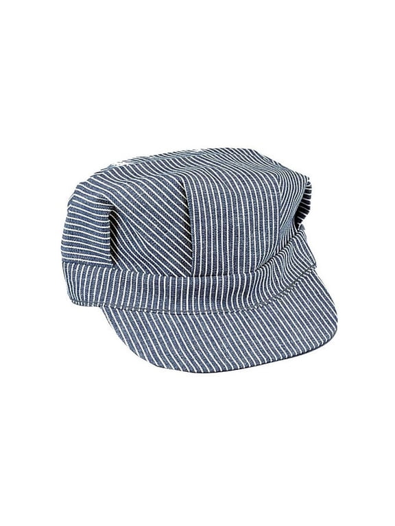 Hickory Stripe Engineer Cap - Large