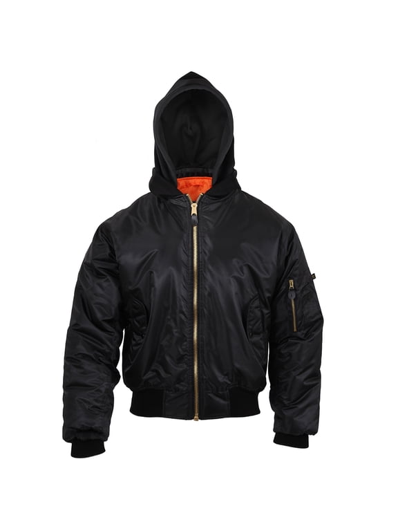Hooded MA-1 Flight Jacket - 7400 - S