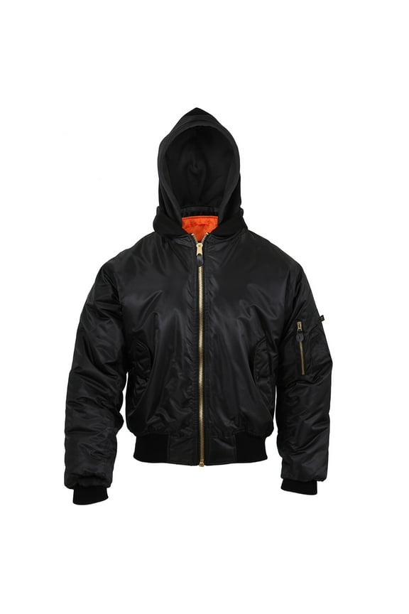 Hooded MA-1 Flight Jacket - 7400 - S