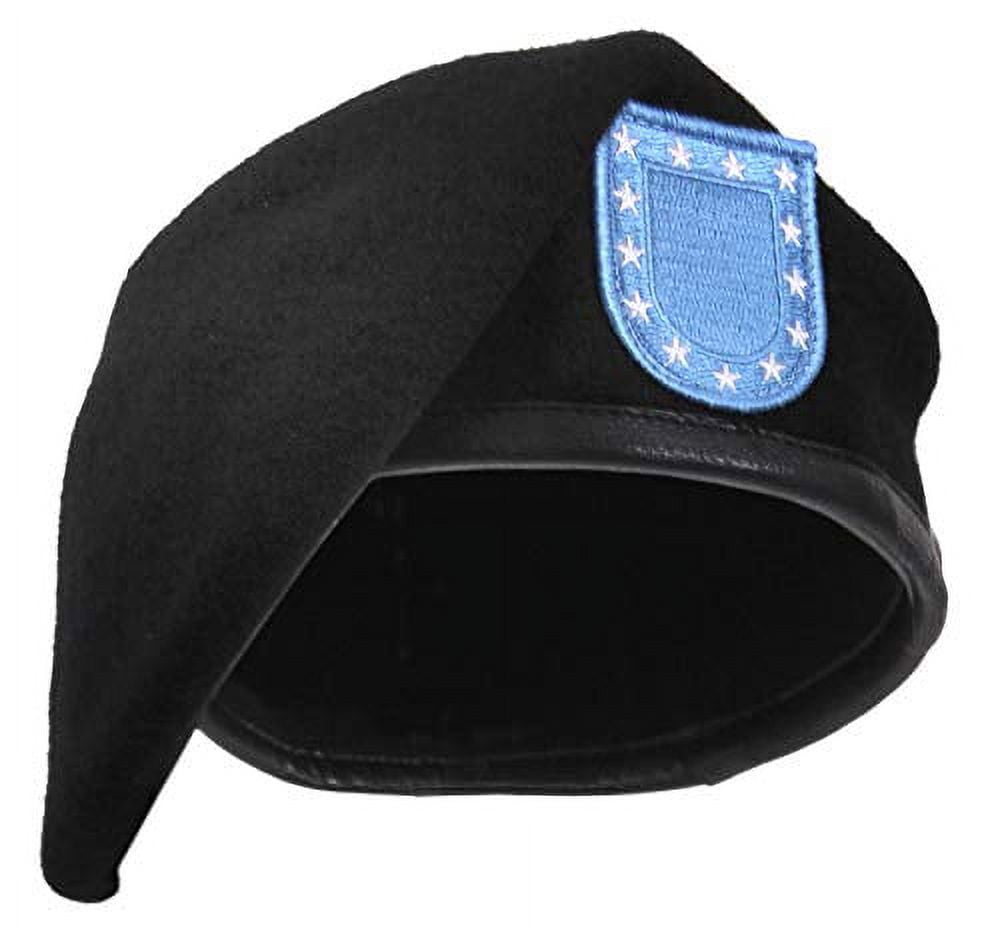 Rothco Inspection Ready Wool Beret With Flash 4919 - 6 7/8