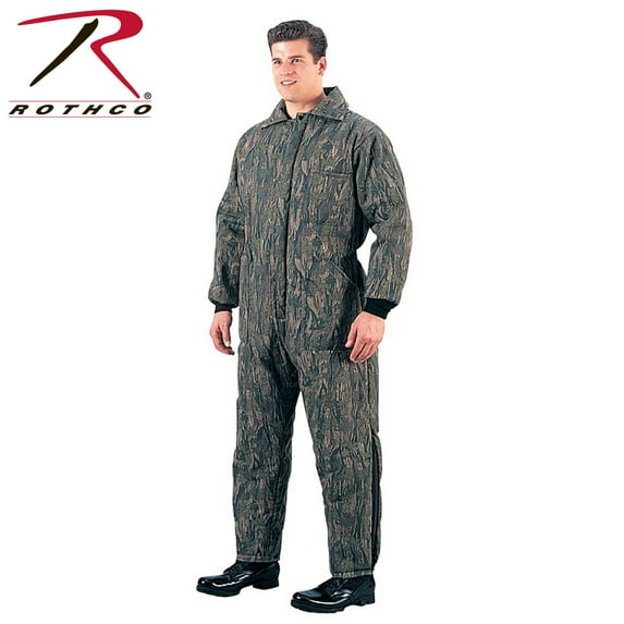 Rothco Insulated Coveralls, Smokey Branch Camo, S