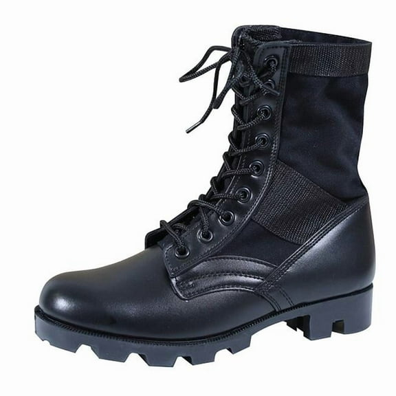 Rothco Jungle Boots - 8 Inch, Regular, Black, 12