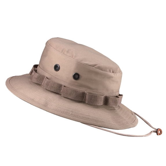 Rothco 5577 100 Percent Cotton Rip-Stop Boonie Hat, Khaki - Size 7.5