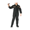 thumbnail image 1 of (Price/EA)Rothco 7203 Kid's Flight Coverall With Patches-Black-M, 1 of 2