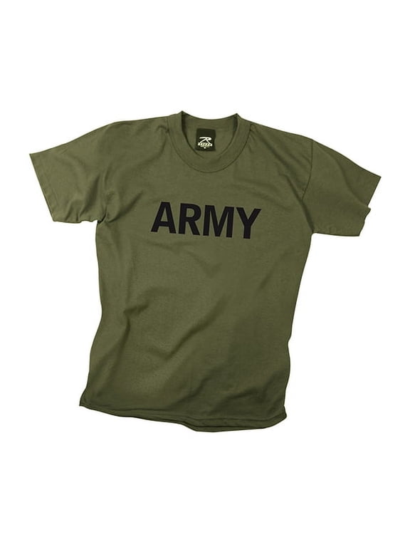 Kids Army Physical Training T-Shirt, Olive Drab, M