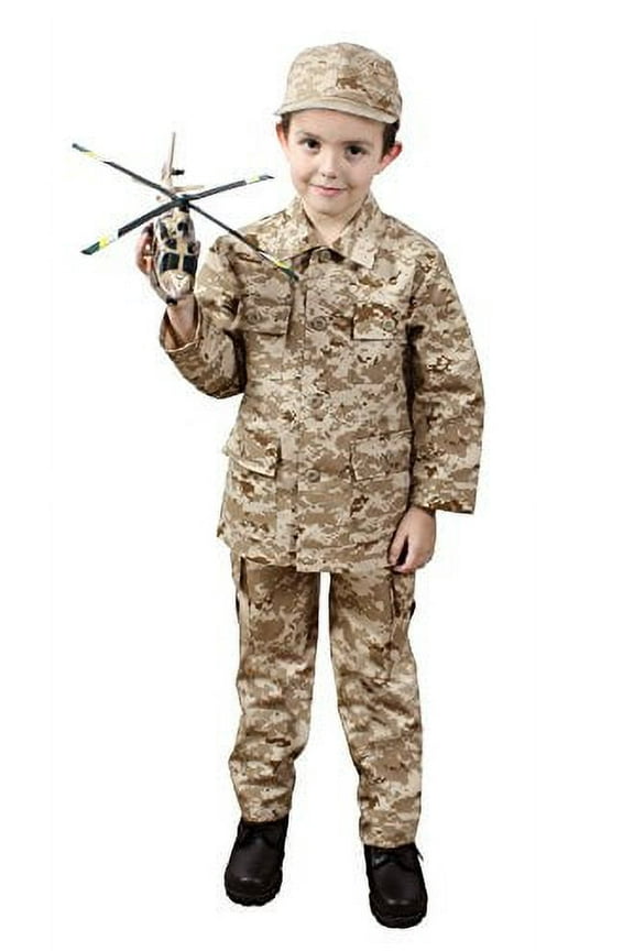 7092 Men Kids Camo Battle Dress Uniform Shirt, Desert Digital Camo - Extra Large